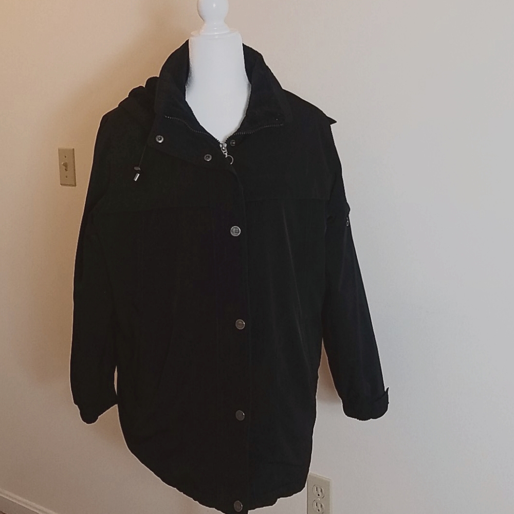 Giacca black petite large black winter jacket